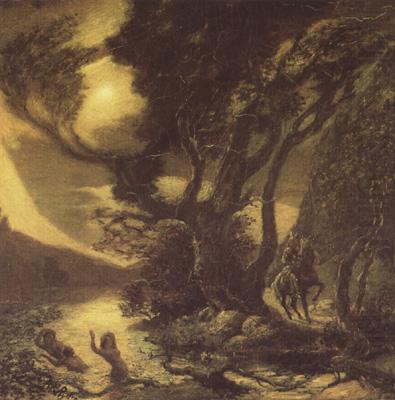 Siegfried and the Rhine Maidens (mk19), Albert Pinkham Ryder